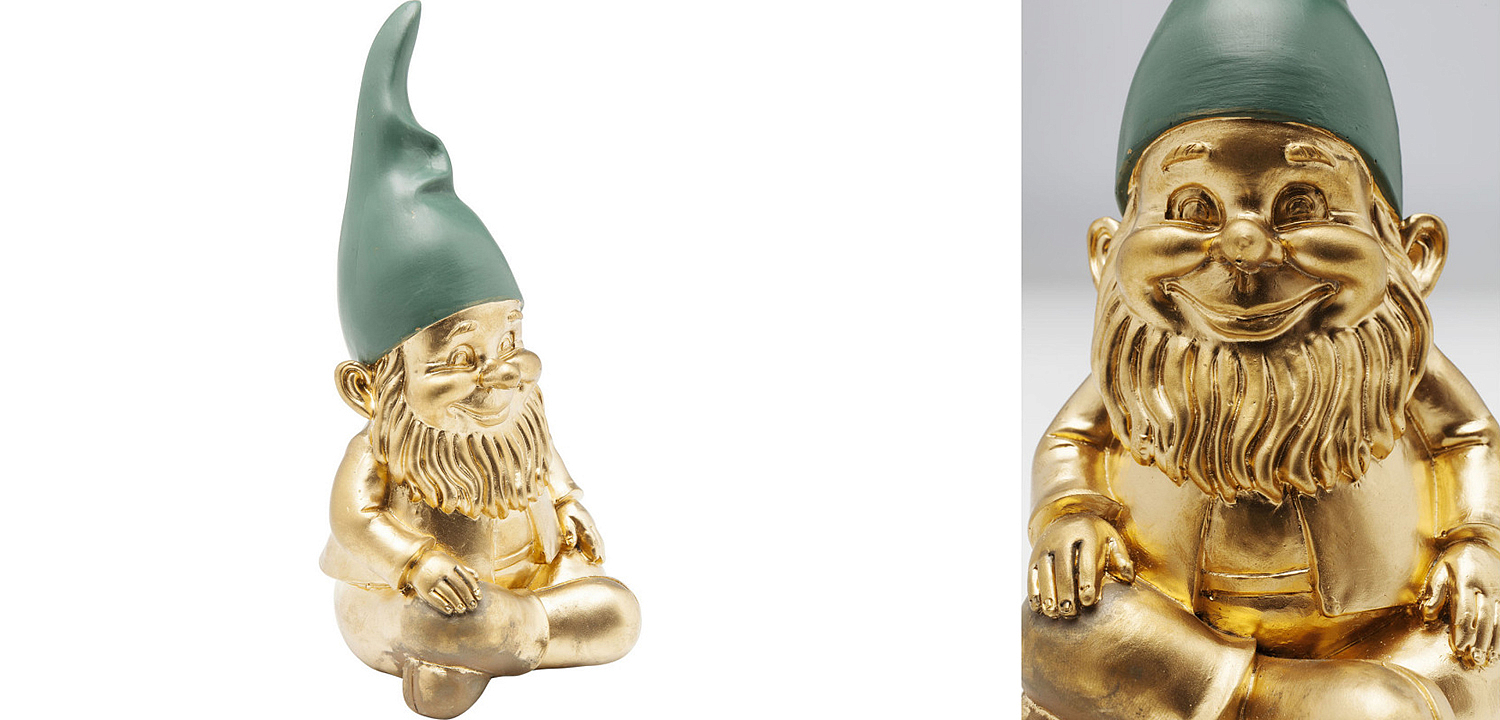 Статуэтка Golden Sitting Gnome Статуэтка Golden Sitting Gnome - Loft-Concept в Твери