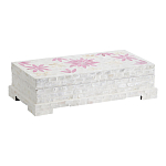 Шкатулка Oceane Bone Inlay White варинант исполнения - 1 | Loft Concept в Твери