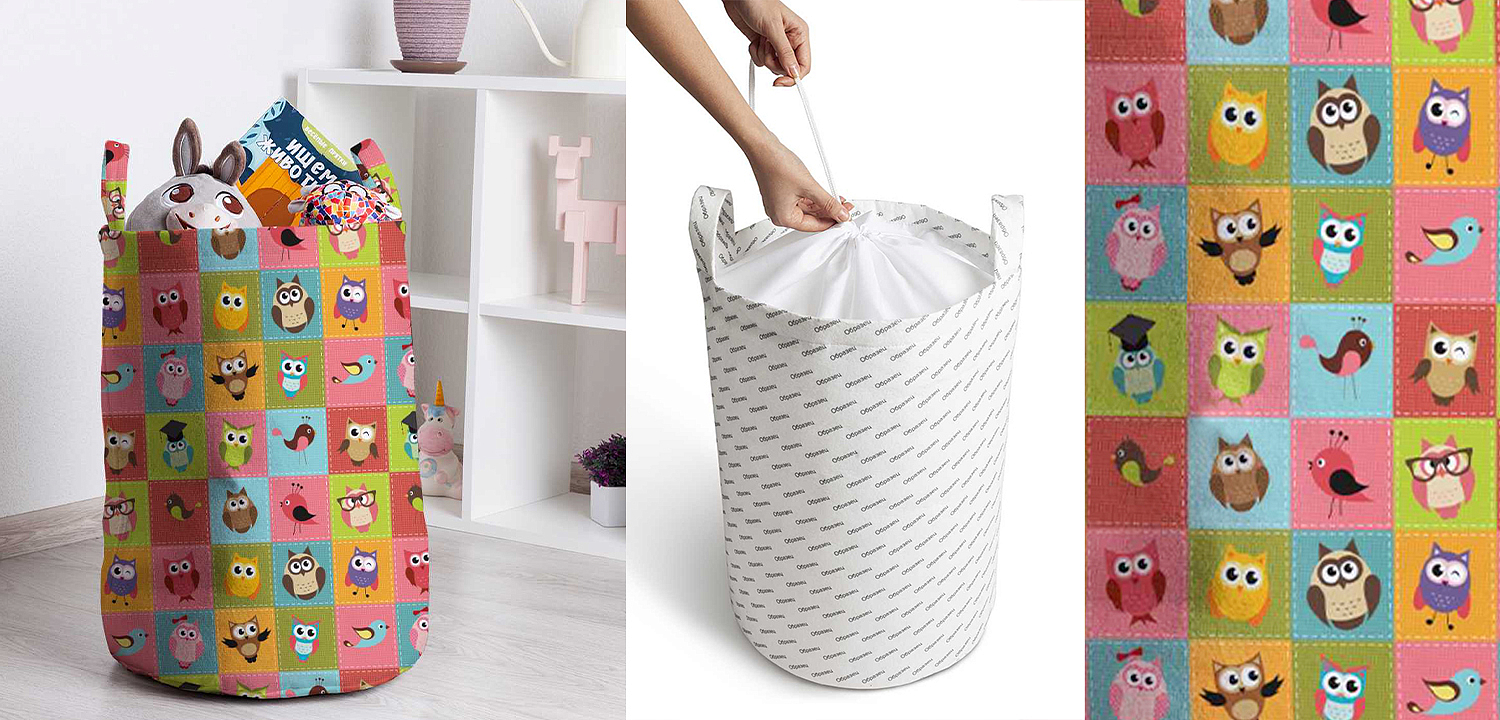 Корзина Birds Puzzle Basket Корзина Birds Puzzle Basket - Loft-Concept в Твери
