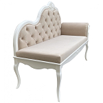 Рекомье со спинкой в стиле прованс Montmartre Provence Ottoman варинант исполнения - 4 | Loft Concept в Твери