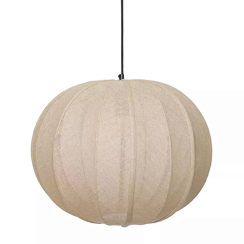 Подвесной светильник с бежевым тканевым абажуром Modern Textured Table Lamp Бежевый Подвесной светильник с бежевым тканевым абажуром Modern Textured Table Lamp Бежевый в Твери | Loft Concept