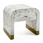 Тумбочка прикроватная Amo Bone Inlay Bedside Almond варинант исполнения - 4 | Loft Concept в Твери