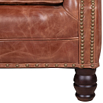 Кожаное кресло James Brown Leather Armchair варинант исполнения - 5 | Loft Concept в Твери