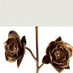 Бра с  каркасом в виде цветков розы и тканевым абажуром Flowers and Fox Roses варинант исполнения - 2 | Loft Concept в Твери