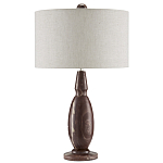 Настольная лампа из мрамора с тканевым абажуром Seductress варинант исполнения - 3 | Loft Concept в Твери