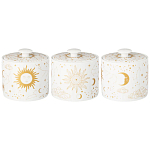 Чайный сервиз из фарфора с рисунком звезд и созвездий на 6 персон 14 предметов Porcelain Astronomy Collection варинант исполнения - 2 | Loft Concept в Твери