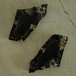 Подставка под благовония из эпоксидной смолы с цветами черная Epoxy Resin Flowers Incense Stand Black варинант исполнения - 2 | Loft Concept в Твери