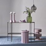 Подсвечник фигурный розовый Bright Accent 36 см варинант исполнения - 4 | Loft Concept в Твери