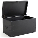 Деревянный сундук из массива манго Mango Chest Black варинант исполнения - 2 | Loft Concept в Твери