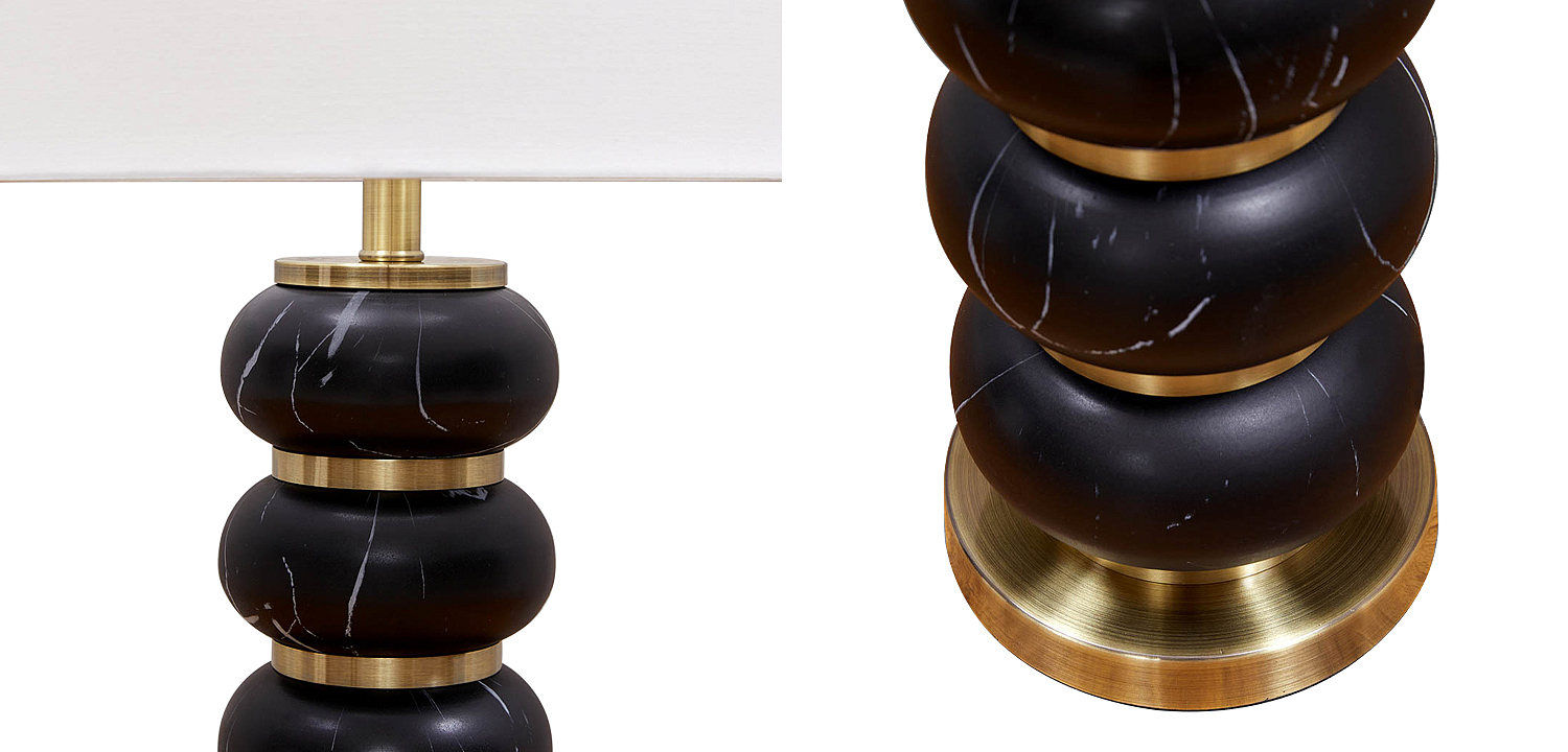 Настольная лампа с абажуром Alan Table Lamp Настольная лампа с абажуром Alan Table Lamp - Loft-Concept в Твери
