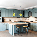 Подвесной светильник со стеклянном плафоном в форме бокала Kaleido варинант исполнения - 33 | Loft Concept в Твери