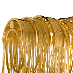 Люстра подвесная с металлическими цепочками и изогнутыми металлическими дугами 72 см Atlantis Chain варинант исполнения - 20 | Loft Concept в Твери