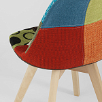 Стул с обивкой в стиле пэчворк Arvika варинант исполнения - 6 | Loft Concept в Твери