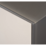 Комод со стеклянной столешницей и с выдвижными ящиками Minimalist Accent варинант исполнения - 3 | Loft Concept в Твери