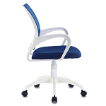 Офисное кресло с основанием из белого пластика Desk chairs Blue варинант исполнения - 3 | Loft Concept в Твери