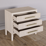 Тумба Primo  с тремя ящиками шпон Светлый дуб варинант исполнения - 4 | Loft Concept в Твери