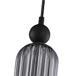 Подвесной светильник с рифленым стеклянным плафоном цилиндрической формы ARTICOLO варинант исполнения - 2 | Loft Concept в Твери