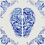 Плитка с узором Мозг варинант исполнения - 2 | Loft Concept в Твери