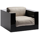 Дизайнерское кожаное кресло Poltronova Saratoga Armchair варинант исполнения - 2 | Loft Concept в Твери