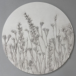 Панно Серые цветы варинант исполнения - 1 | Loft Concept в Твери