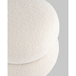 Пуф Полли S тедди белый варинант исполнения - 4 | Loft Concept в Твери