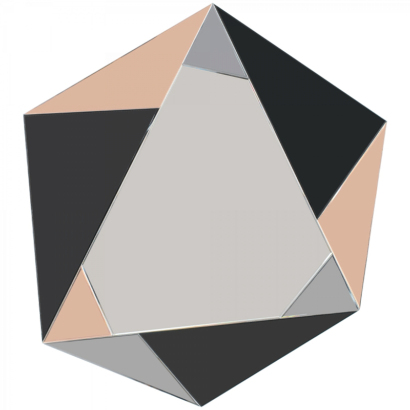 Зеркало Mirror Geometry Коричневый Черный Зеркало Mirror Geometry Коричневый Черный в Твери | Loft Concept