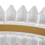 Люстра круглая с декоративными элементами в виде лепестков Round Light Flashing варинант исполнения - 8 | Loft Concept в Твери