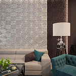 Гипсовая 3D панель с принтографией PM-37 варинант исполнения - 2 | Loft Concept в Твери