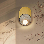 Бра с каменным диском в металлической раме Sandstone Painting варинант исполнения - 5 | Loft Concept в Твери