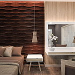 Гипсовая 3D панель с принтографией PM-03 варинант исполнения - 2 | Loft Concept в Твери