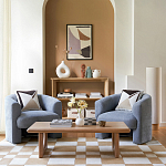 Стол журнальный из массива и шпона дуба Oak Essence Carden варинант исполнения - 6 | Loft Concept в Твери