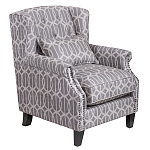 Кресло Henry Armchair grey velour варинант исполнения - 1 | Loft Concept в Твери