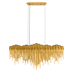 Люстра подвесная с металлическими дугами и длинными цепочками 115 см Atlantis Chain варинант исполнения - 4 | Loft Concept в Твери