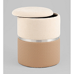 Пуф Mauldine с ящиком бежевый с экокожей варинант исполнения - 2 | Loft Concept в Твери