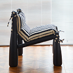 Кресло черно-белое со съемными подушками Celebrity варинант исполнения - 6 | Loft Concept в Твери