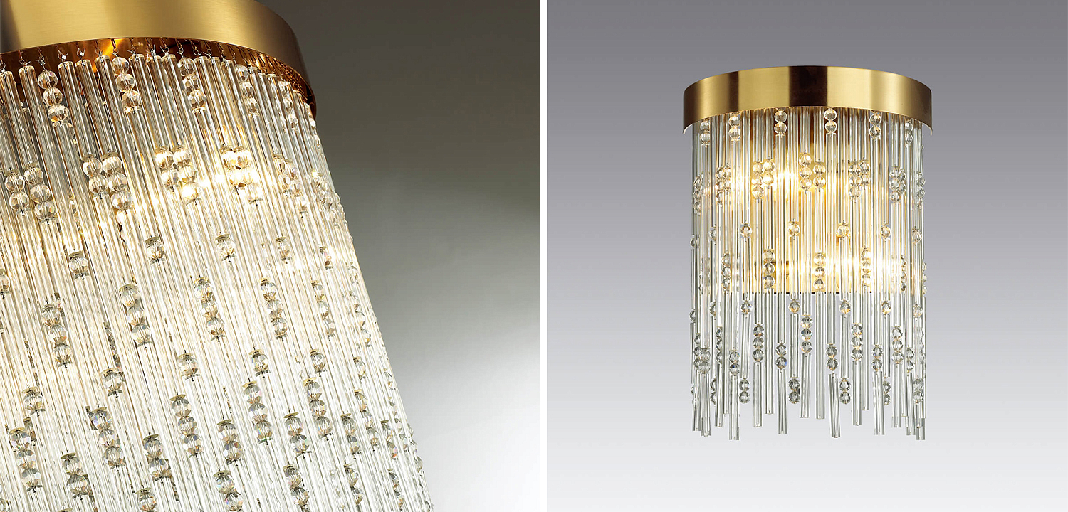Бра Hailstorm Rain Kerri Wall lamp gold Бра Hailstorm Rain Kerri Wall lamp gold - Loft-Concept в Твери