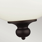 Подвесной светильник с белым стеклянным плафоном в форме шара на цепи Feiss варинант исполнения - 5 | Loft Concept в Твери