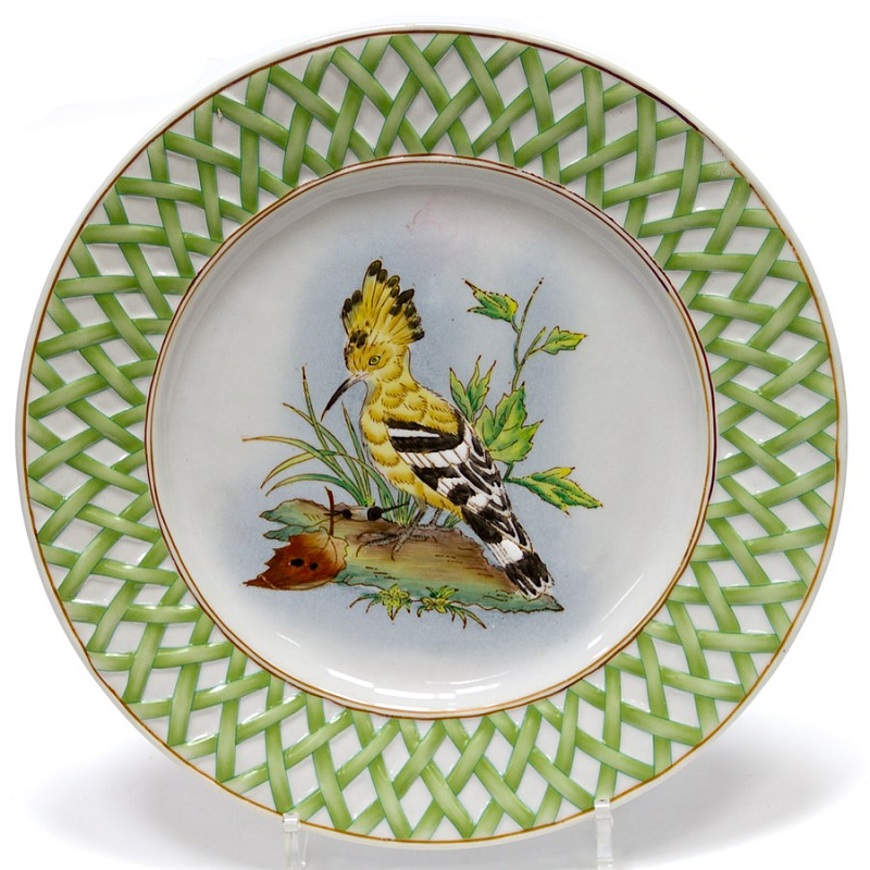 Тарелка настенная Crested Bird Мульти Бронза Тарелка настенная Crested Bird Мульти Бронза в Твери | Loft Concept