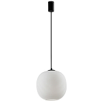 Подвесной светильник со стеклянным рельефным плафоном белый Perforated Glass 25 варинант исполнения - 2 | Loft Concept в Твери