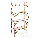 Стеллаж металлический с птичками Primavera варинант исполнения - 2 | Loft Concept в Твери