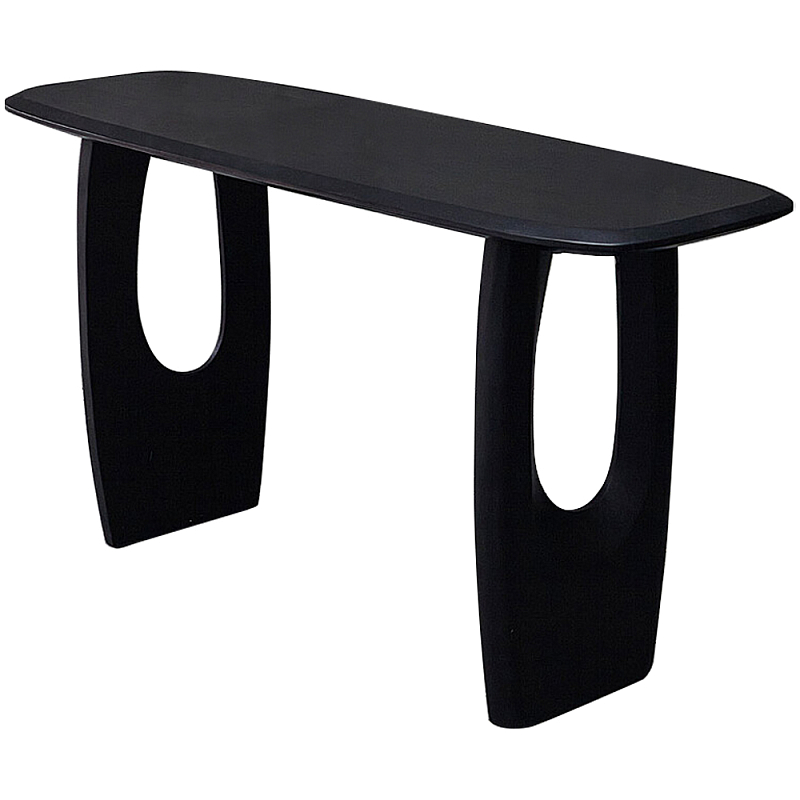 Консоль из массива акации Veras Console Table Черный Консоль из массива акации Veras Console Table Черный в Твери | Loft Concept