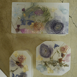 Шкатулка из эпоксидной смолы с цветами белая Epoxy Resin Flowers Box White варинант исполнения - 3 | Loft Concept в Твери