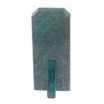 Часы погон ВС подарочные настольные из натурального камня Змеевик Military Clock варинант исполнения - 15 | Loft Concept в Твери