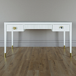 Письменный стол Elsa Dreams White Шпон дерево с двумя ящиками варинант исполнения - 1 | Loft Concept в Твери