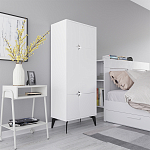 Комод белый с 4-мя дверцами на металлических ножках SPARK MULTIPURPOSE CABINET WHITE варинант исполнения - 2 | Loft Concept в Твери