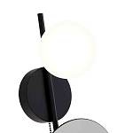 Бра с матовым плафоном в форме шара и зеркальной плоской панелью Lunar Echo  варинант исполнения - 1 | Loft Concept в Твери