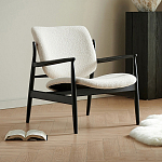 Кресло с каркасом и ножками из древесины и мягкими сиденьем и спинкой Venice варинант исполнения - 6 | Loft Concept в Твери