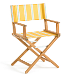 Кресло режиссерское из акации и ткани Geneva варинант исполнения - 6 | Loft Concept в Твери