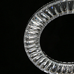 Люстра круглая с прозрачной хрустальной рамкой Maude Crystal Light варинант исполнения - 8 | Loft Concept в Твери