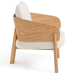 Кресло с каркасом из массива дуба Gallin Chair Boucle варинант исполнения - 3 | Loft Concept в Твери